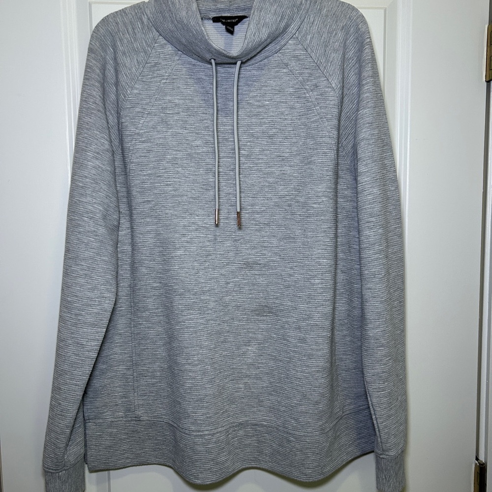 The Limited: Gray Cowl Neck Sweater